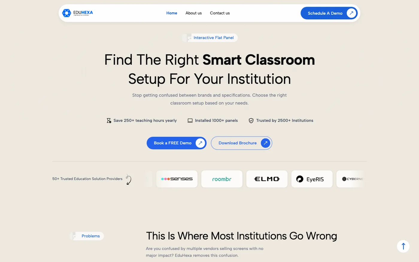 Eduhexa website screenshot